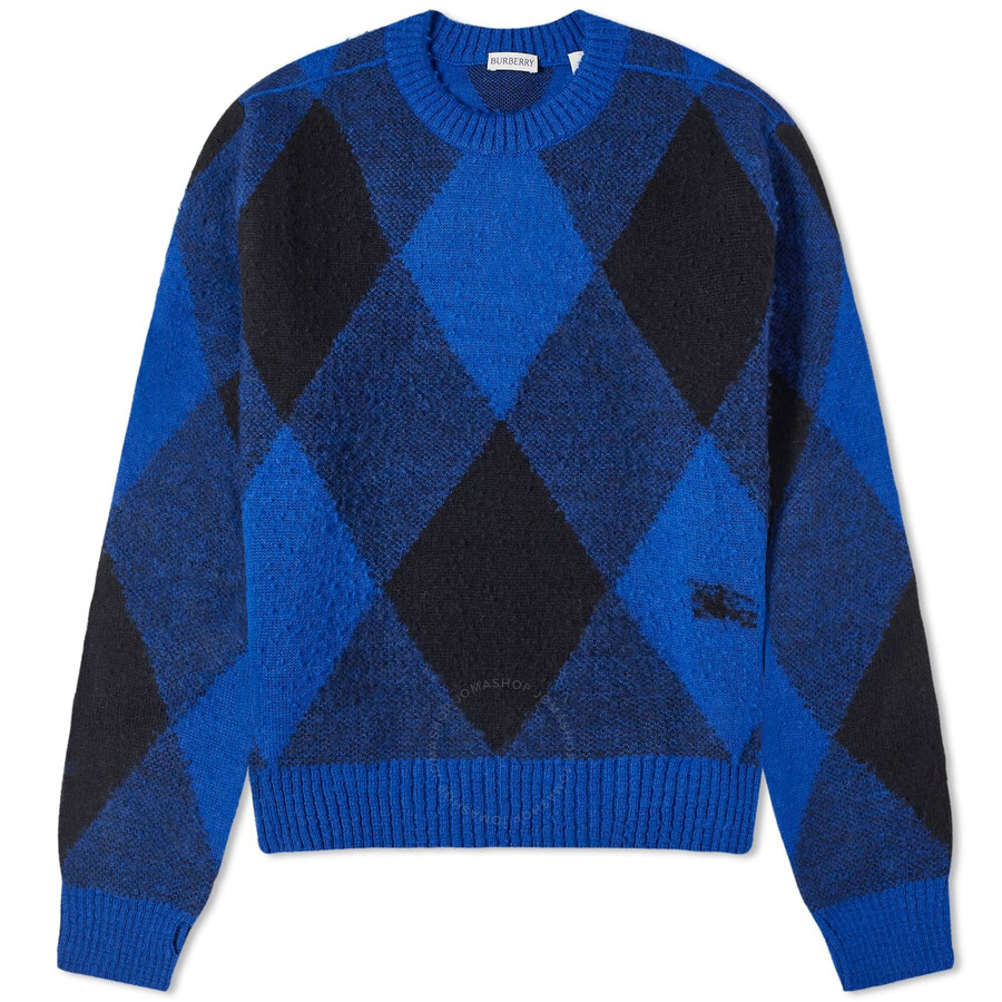 【関税＆送料込み】Burberry Sweaters burberry Logo Intarsia Wool Blend Sweater (L) | eBay
