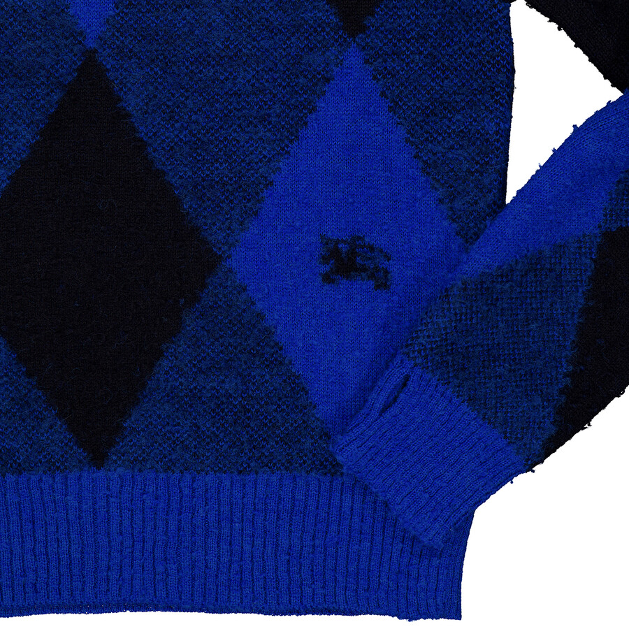 Burberry Large Check Crew Knit Sweater
