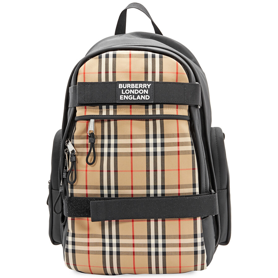 Burberry Large Vintage Check Panel Nevis Backpack ...