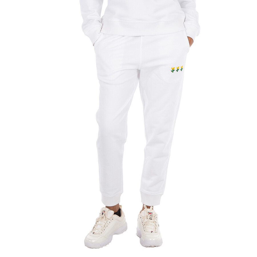 Larkan Embroidered Floral Cotton Jogging Pants