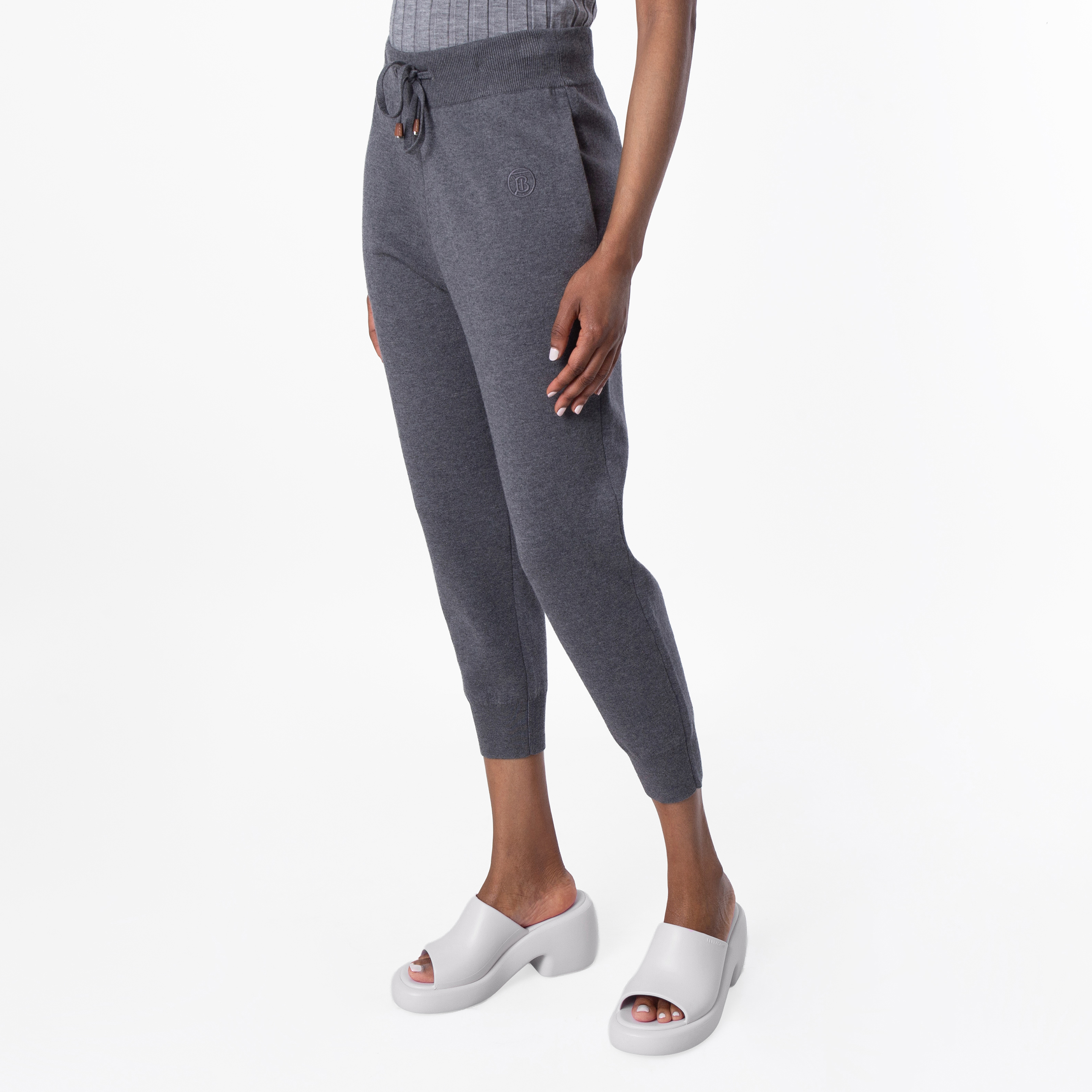 Burberry Larkan Logo-Embellished Jogging Pants, Size X-Small