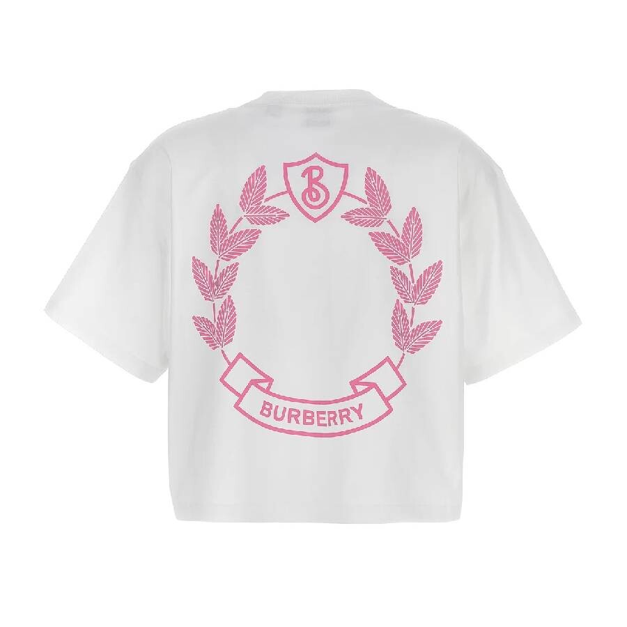 Burberry Lolly Crest Crop Graphic T-shirt