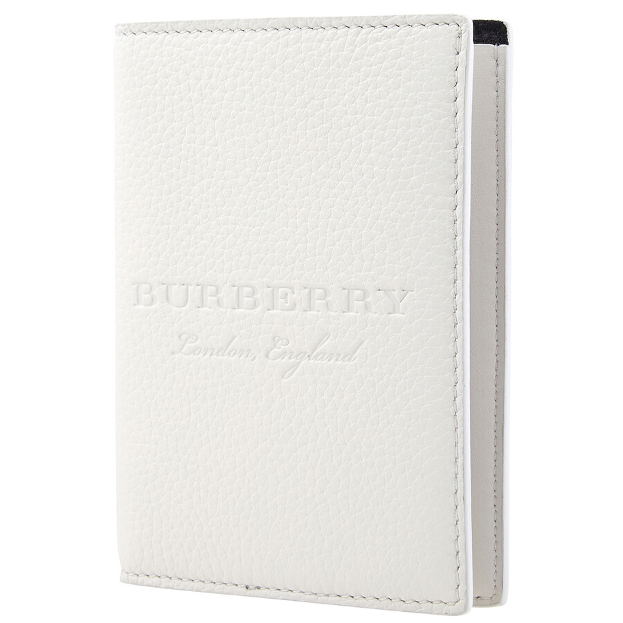 Burberry Leather Passport Holder Chalk White 4068787 5045552169930