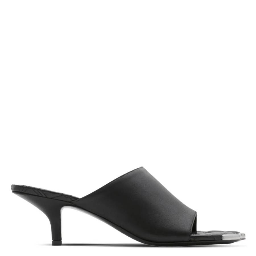Burberry Leather Slip On Duck Mules