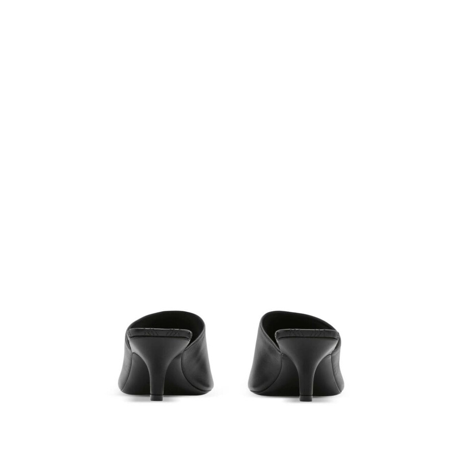 Burberry Leather Slip On Duck Mules