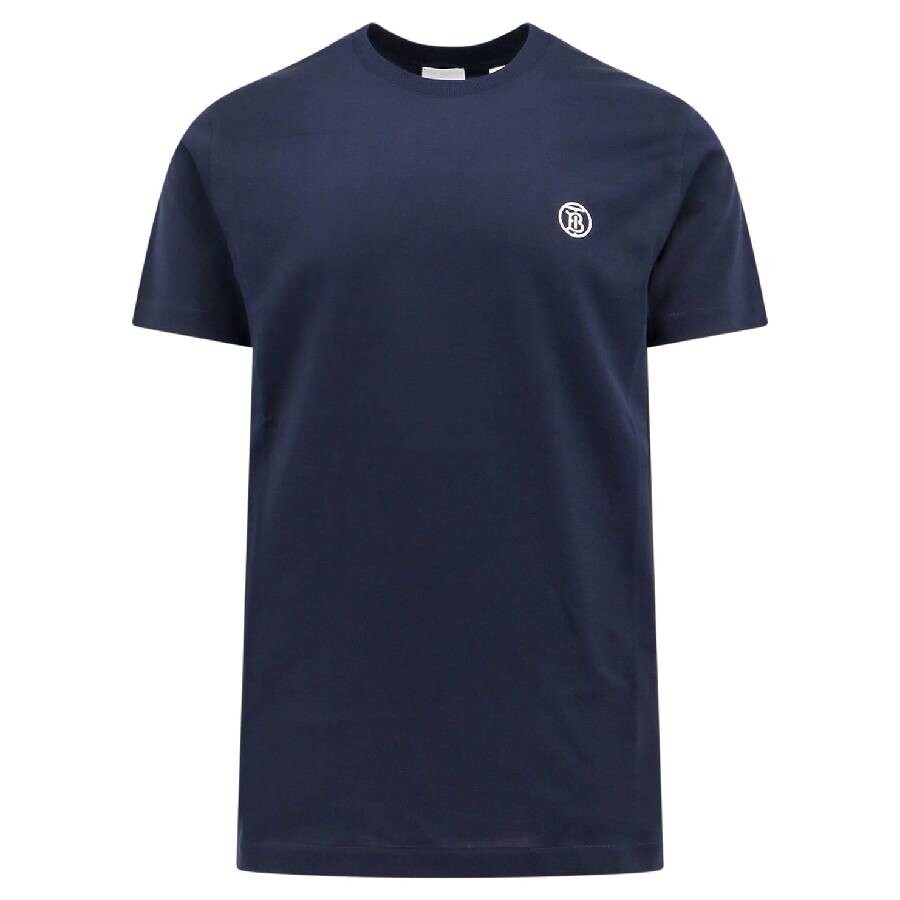 Logo Embossed Cotton T Shirt