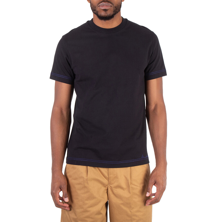 Logo Embroidered Cotton T-Shirt