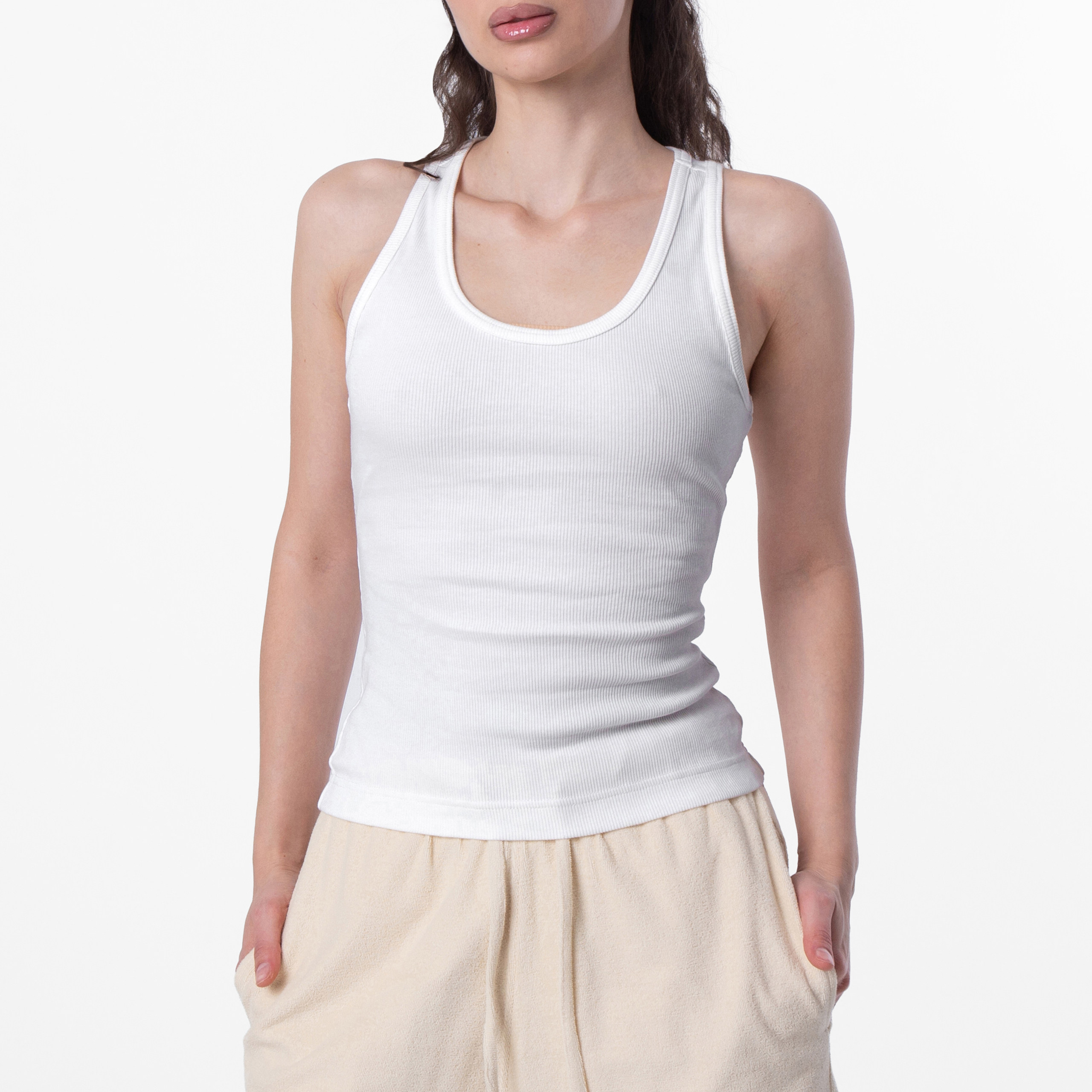 BURBERRY LONDON タンクトップ Burberry Logo Embroidery Tank Top, Size Large 8088282 - Clothing