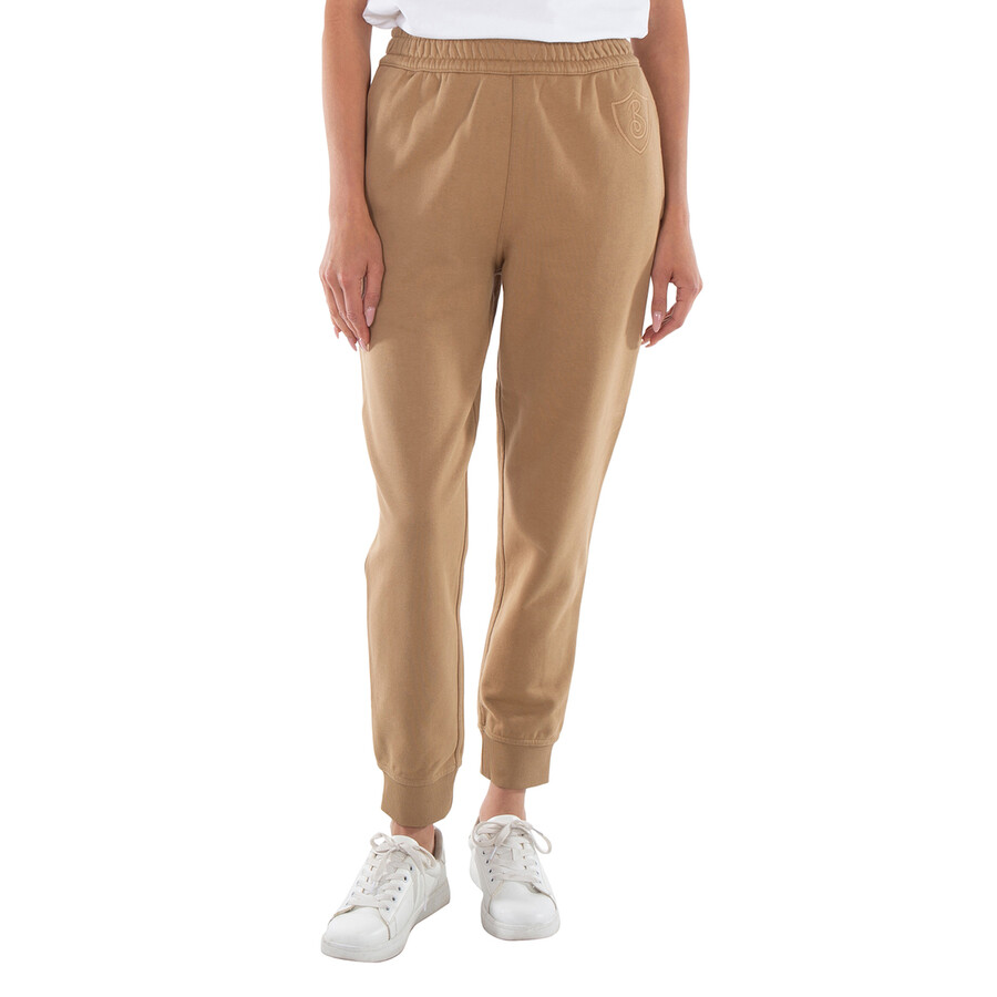 Logo Patch Cotton Track Pants
