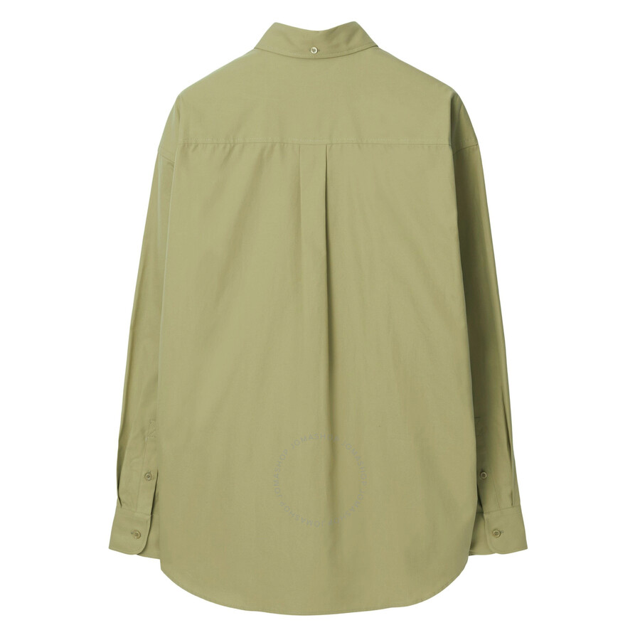 Burberry Ekd Embroidered Button-up Shirt