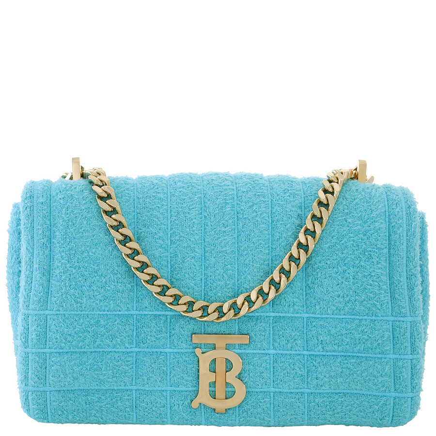 Burberry Lola Small Adjustable Chain Strap Bag In Green