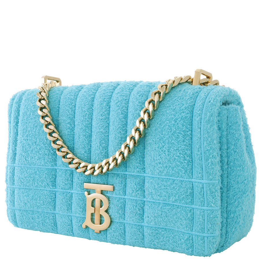 Burberry Lola Small Adjustable Chain Strap Bag In Green