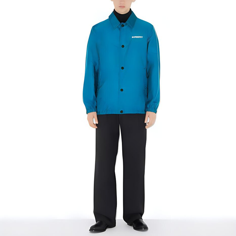 Burberry Long Sleeve Slogan Print Jacket