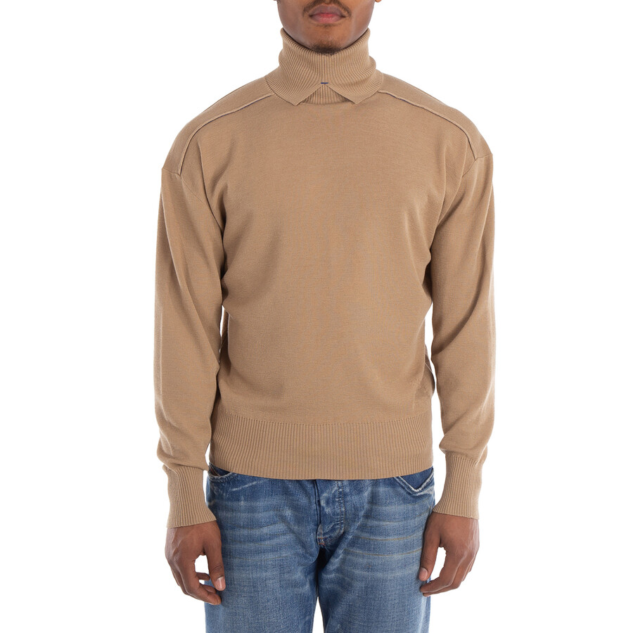 Long Sleeved Turtleneck Knitted Sweater