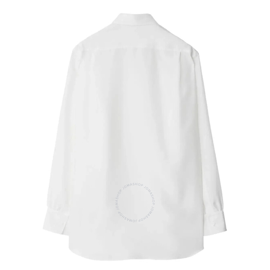 Burberry Long-sleeved Classic Collar Silk Shirt