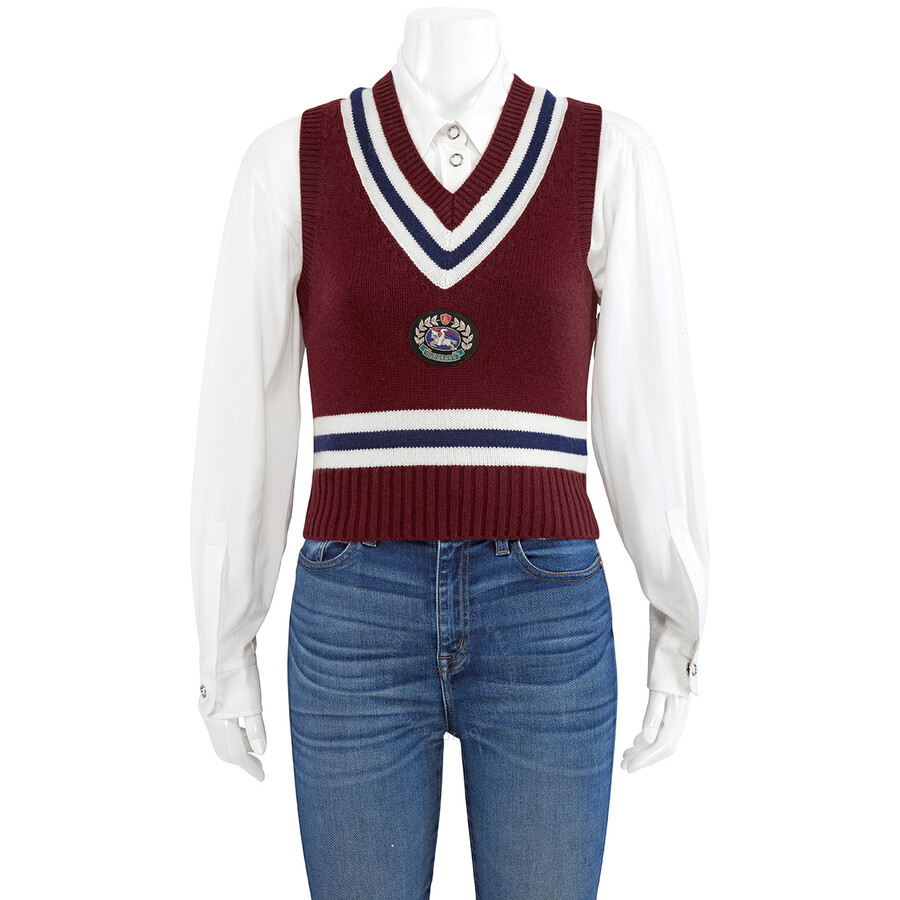burberry knit vest
