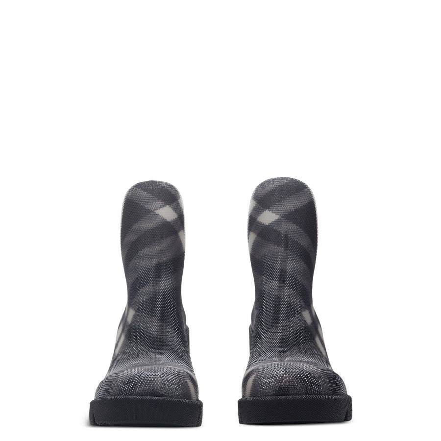 Burberry 65 Check Rubber Marsh Ankle Boots