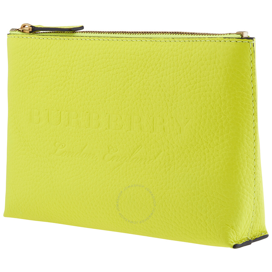 Burberry Medium Embossed Leather Zip Pouch 4067989 5045551902668