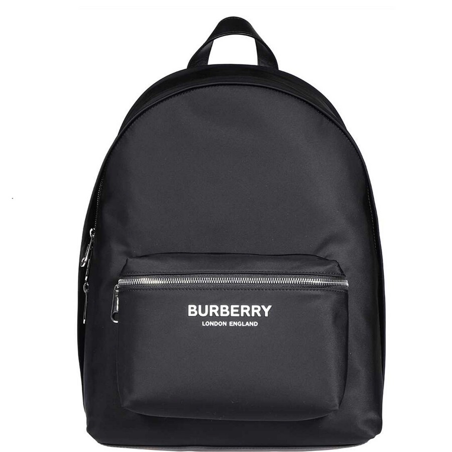 P*^様 Burberry リュック Burberry Men's Black Econyl Logo Print Backpack 8063495