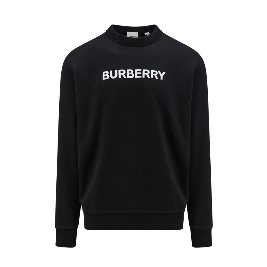 Men's Cotton Logo Sweatshirt, Size Medium