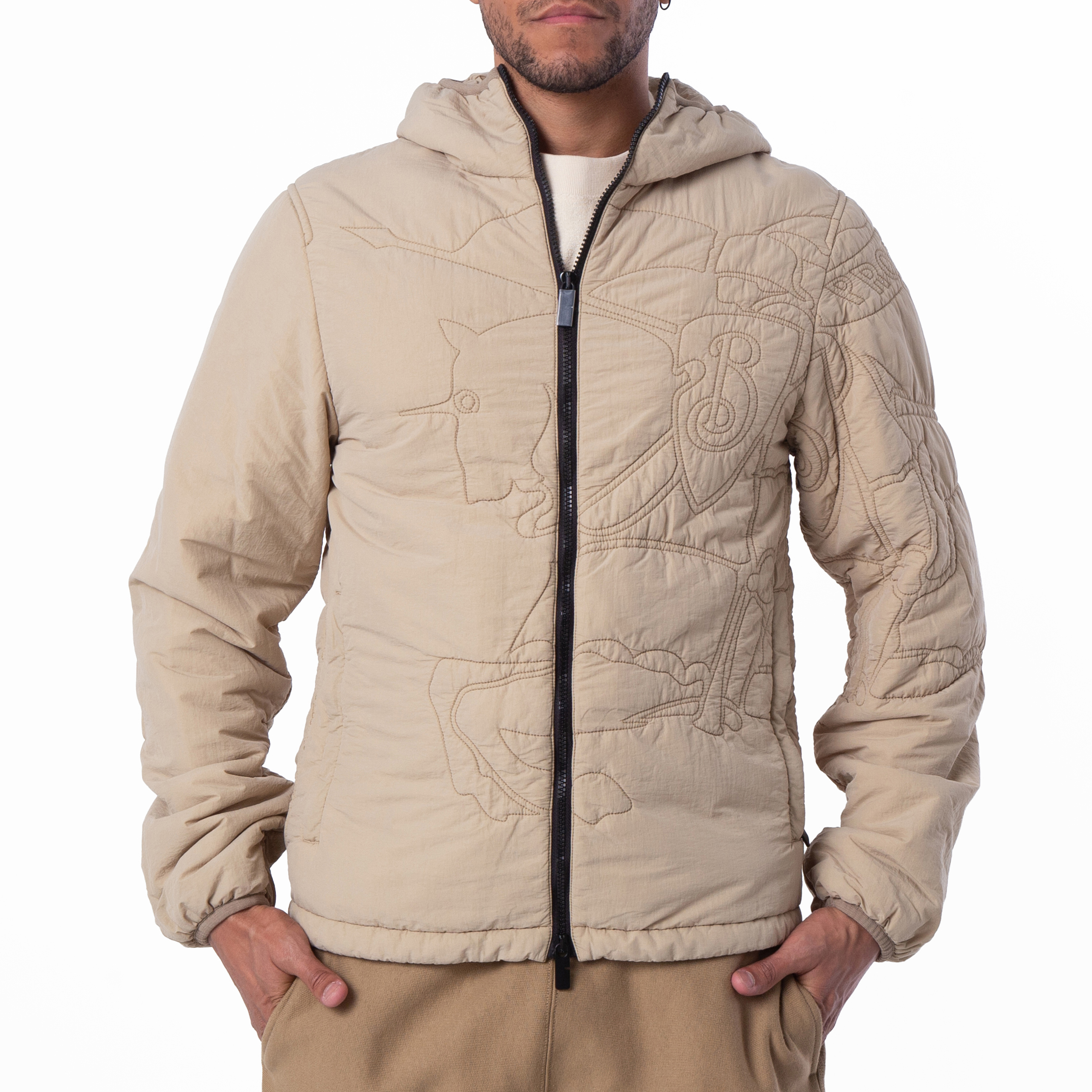 Burberry Men's Hunter EKD Padded Jacket, Size X-Small 8095850