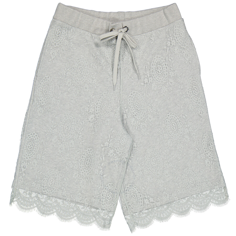 Shop Burberry Men's Light Pebble Grey Chantilly Drawcoard Shorts