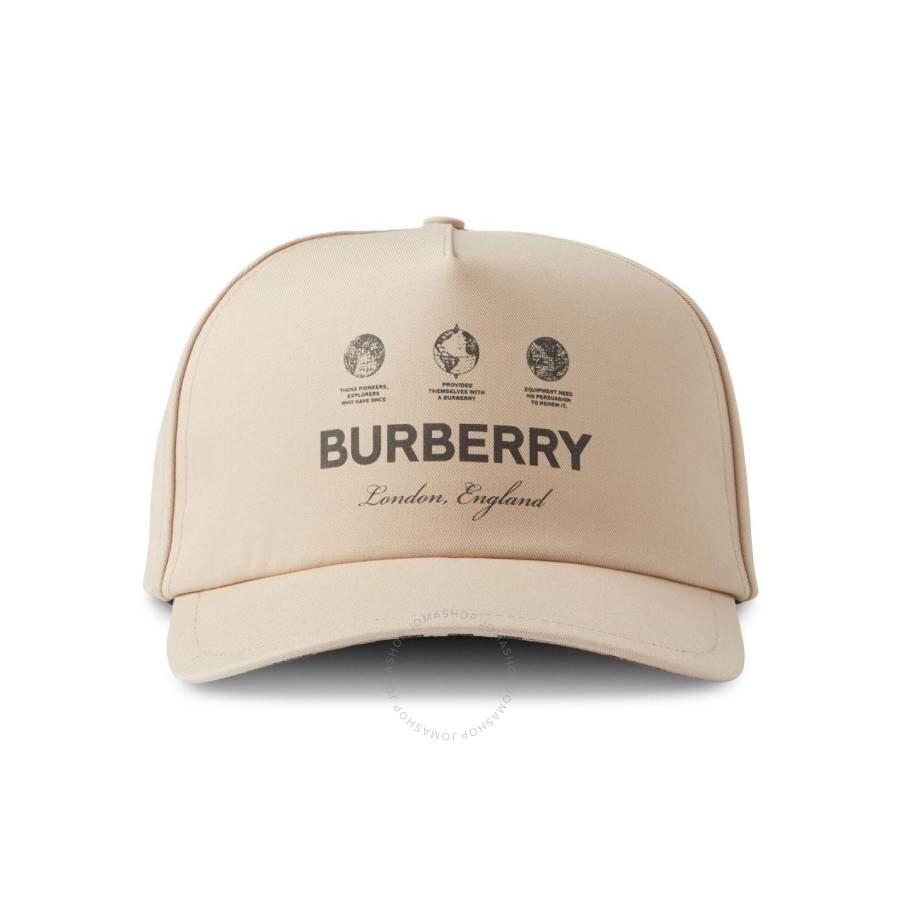Burberry Men's Logo-Print Baseball Globe Trucker Cap, Size