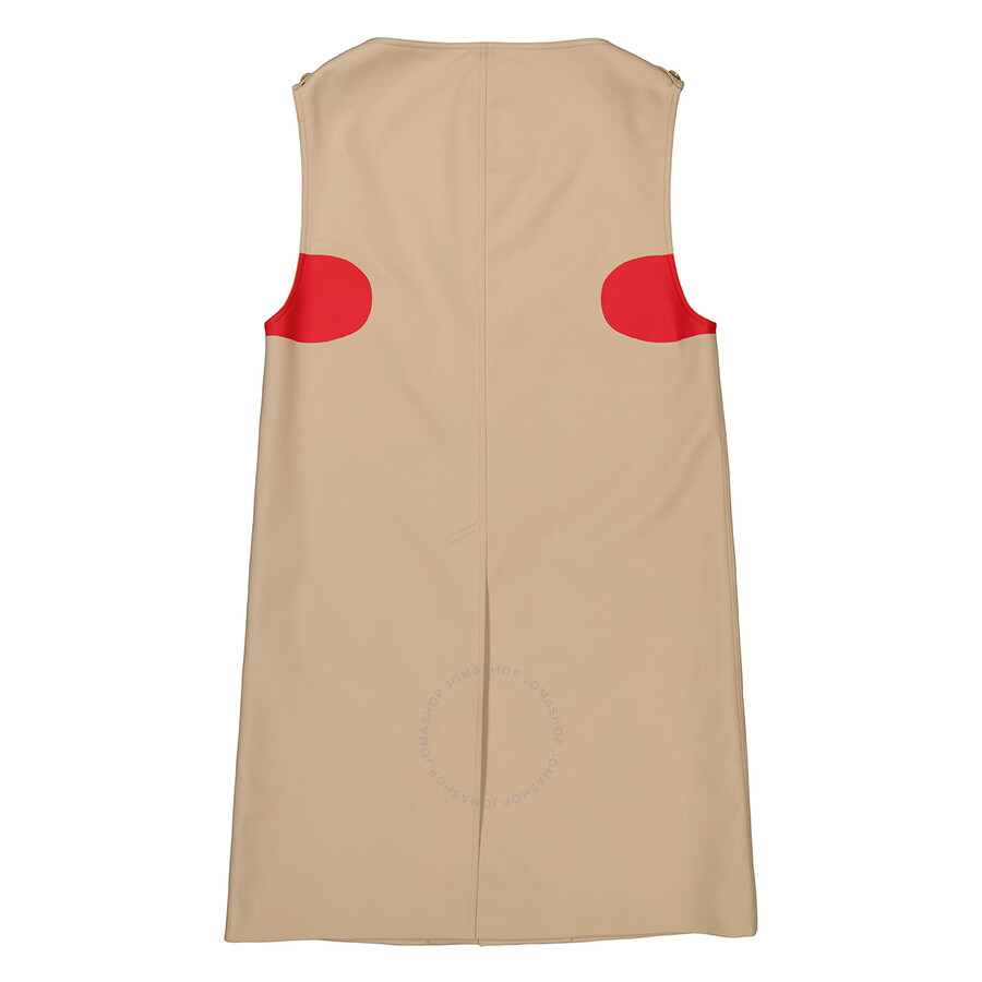 Burberry Men's Soft Fawn Reconstructed-print Sleeveless Car Coat