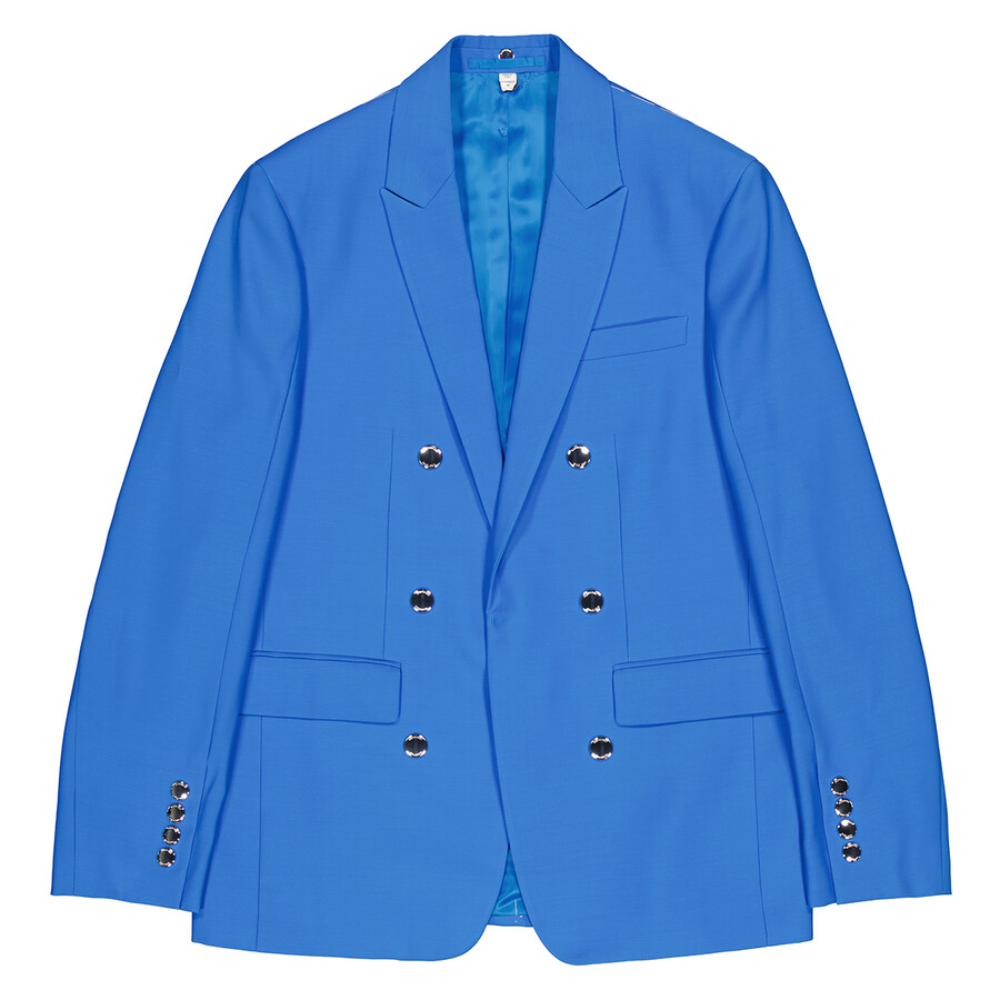 Men's Vivid Blue Wool Tailored Jacket