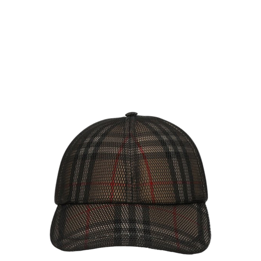 Mesh Check Baseball Cap