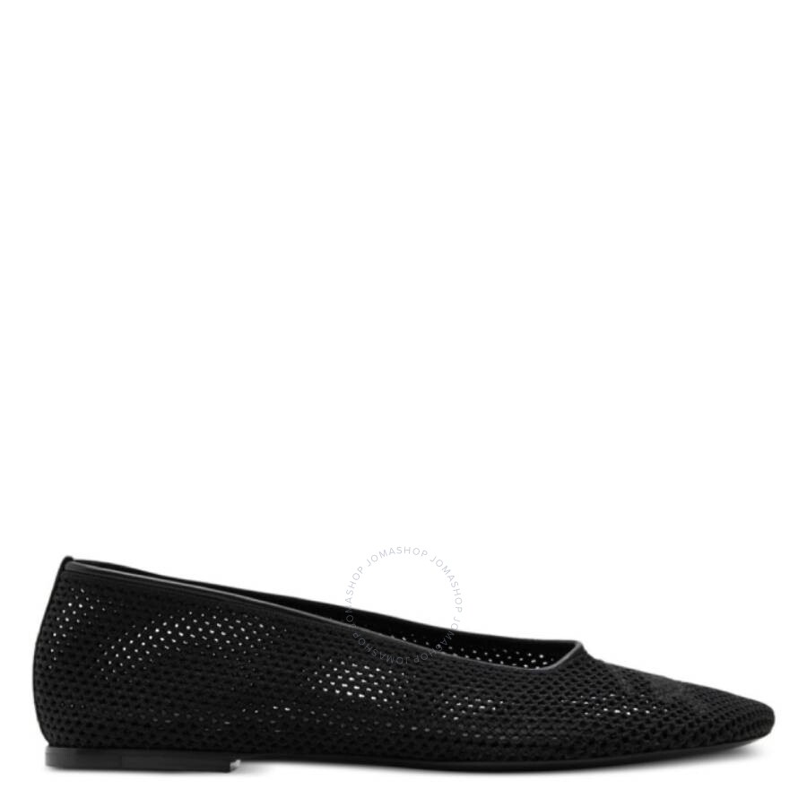 Burberry Mesh Detailed Slip-On Ballerina Flats, Brand Size