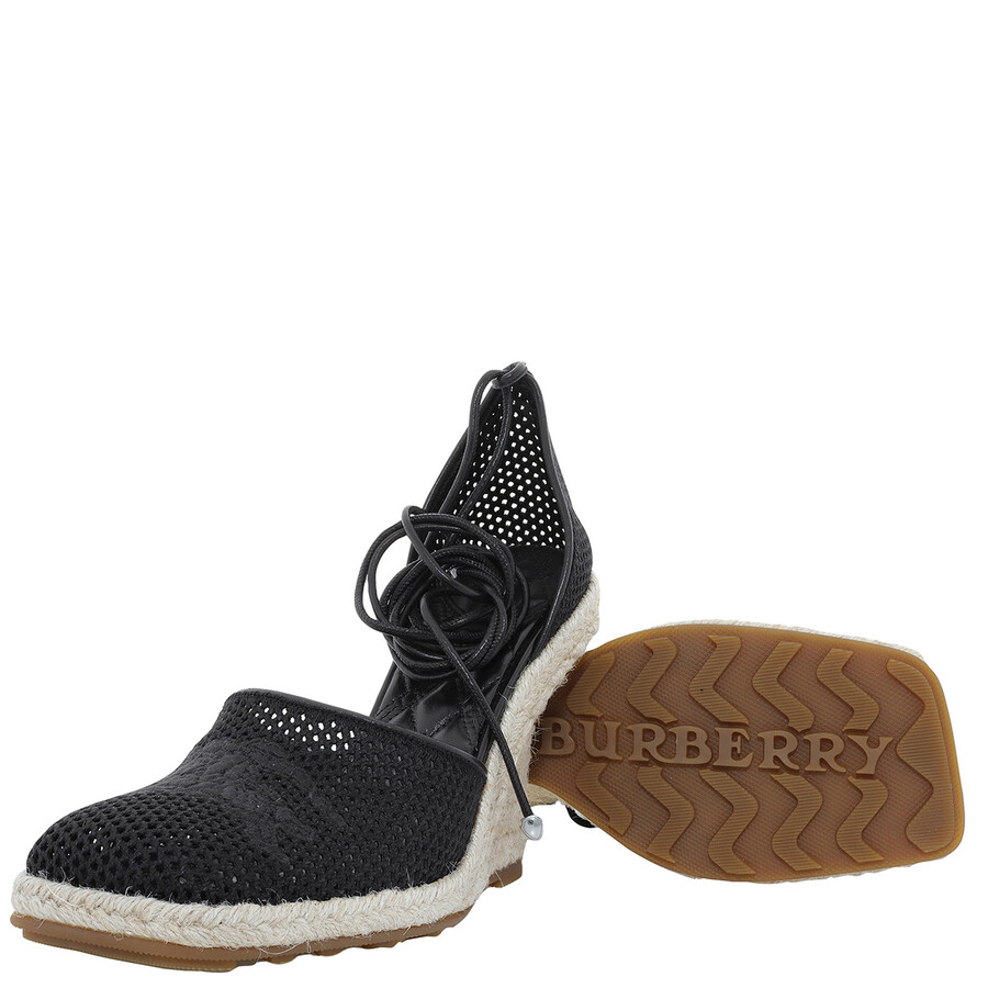 Burberry Mesh Plunge Espadrilles