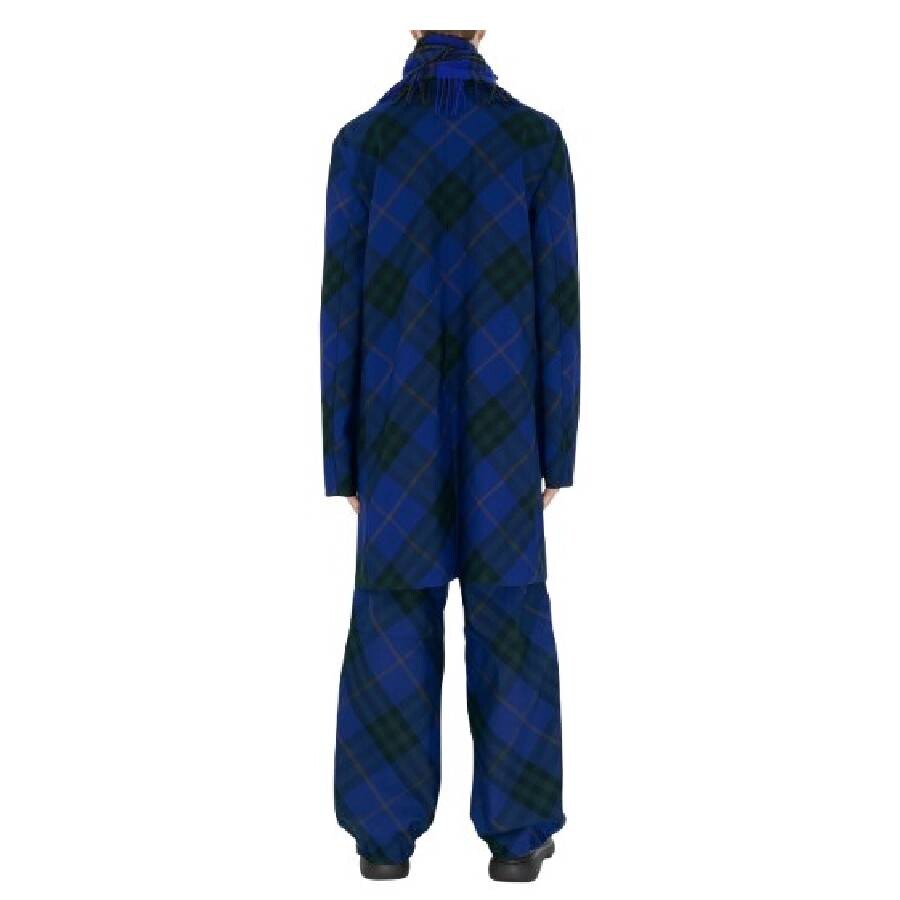 Burberry Checked Twill Single-breasted Car Coat