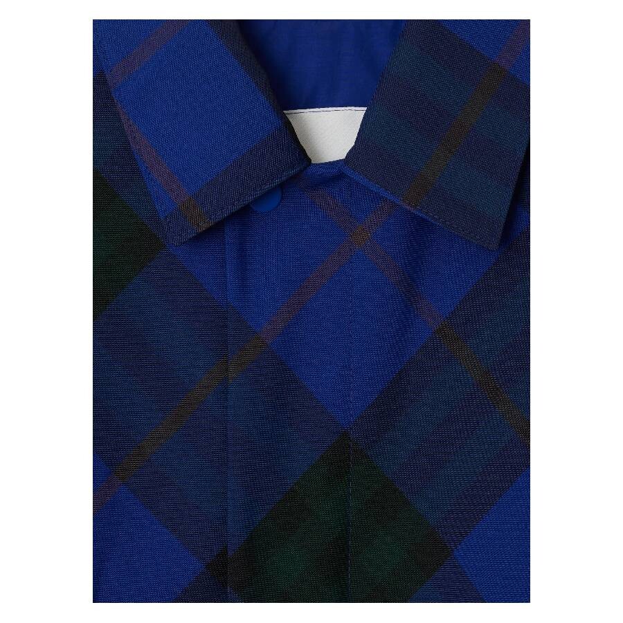 Mid Length Check Car Coat