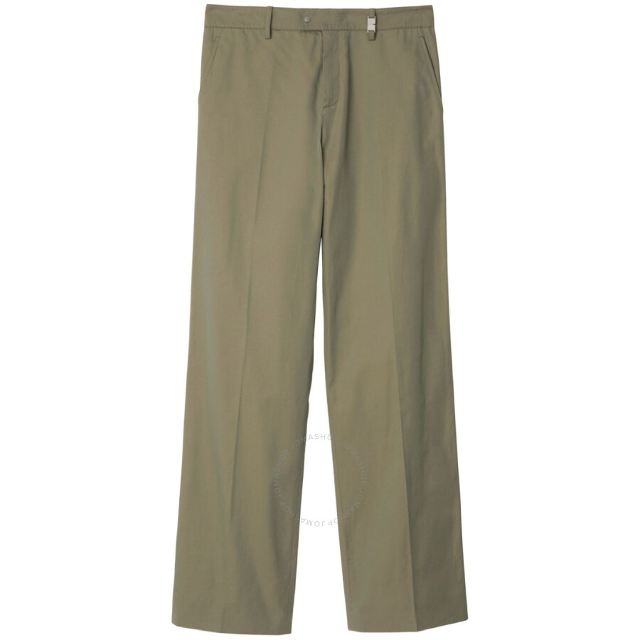 Burberry Straight-leg Cotton Trousers