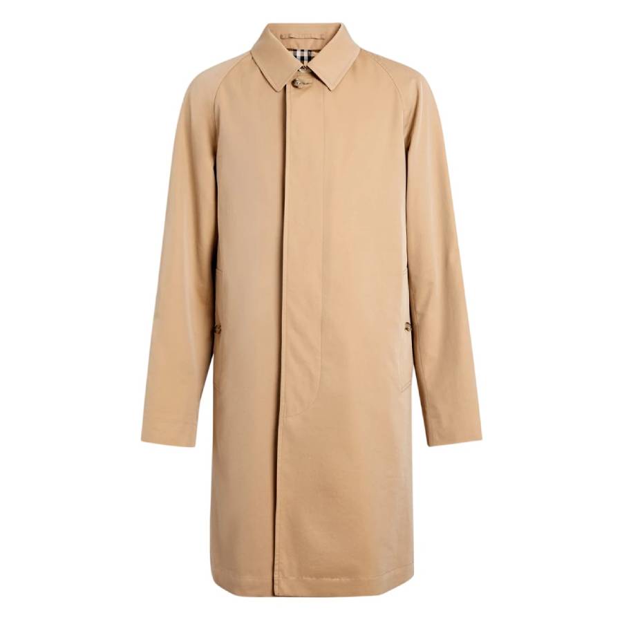Burberry Mid-Length Camden Car Coat, Brand Size 54SF (US Size 44SF
