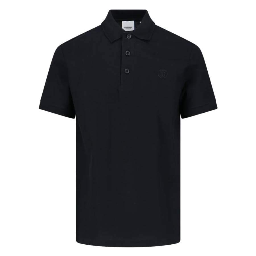 Monogram Motif Cotton Pique Polo Shirt,