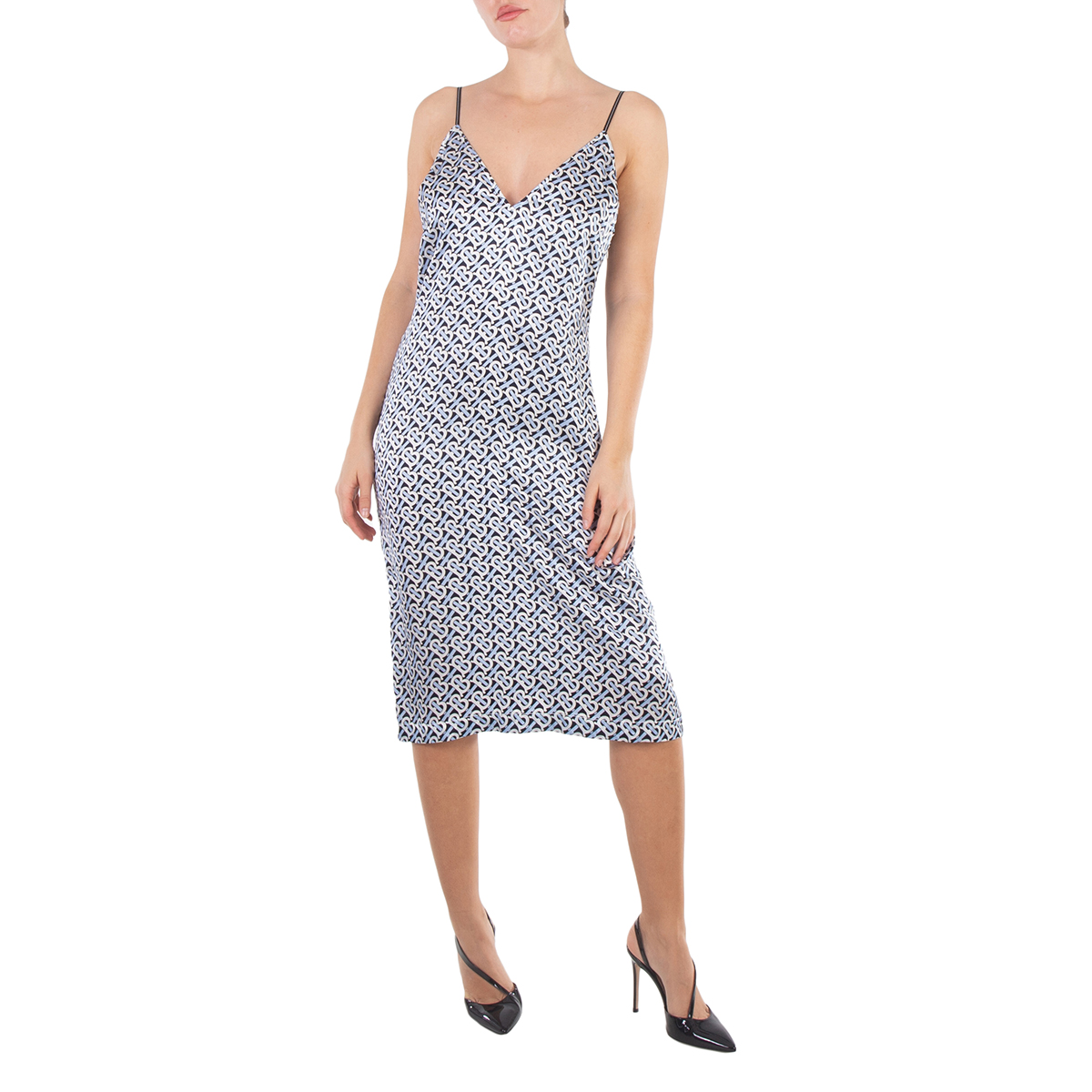 Burberry Burberry check-print silk dress main image 0