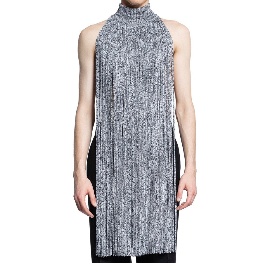 Burberry Mouline Fringed Cape