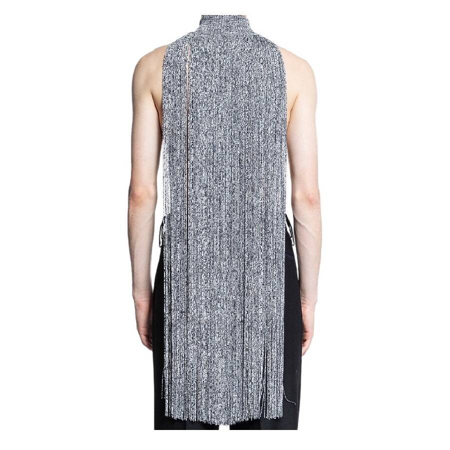 Burberry Mouline Fringed Cape