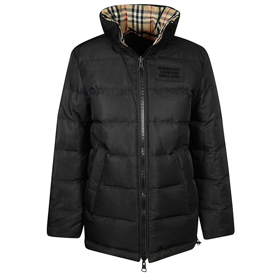 Burberry Newbattle Reversible Vintage Check Down Puffer Jacket In Multi