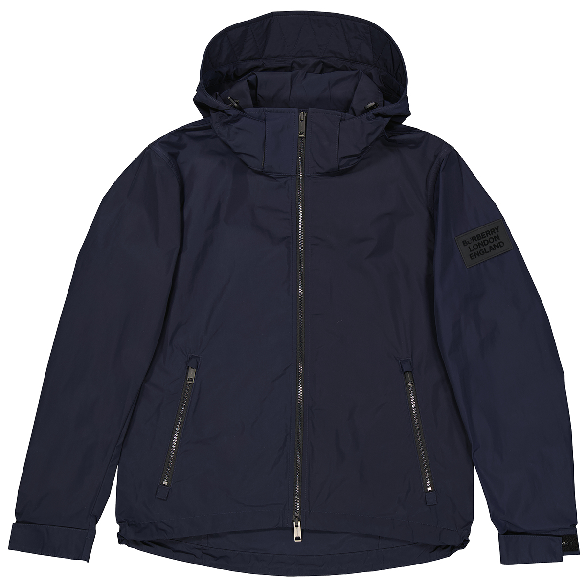 Burberry Packaway Hood Shape-memory Taffeta Jacket, Brand Size 50