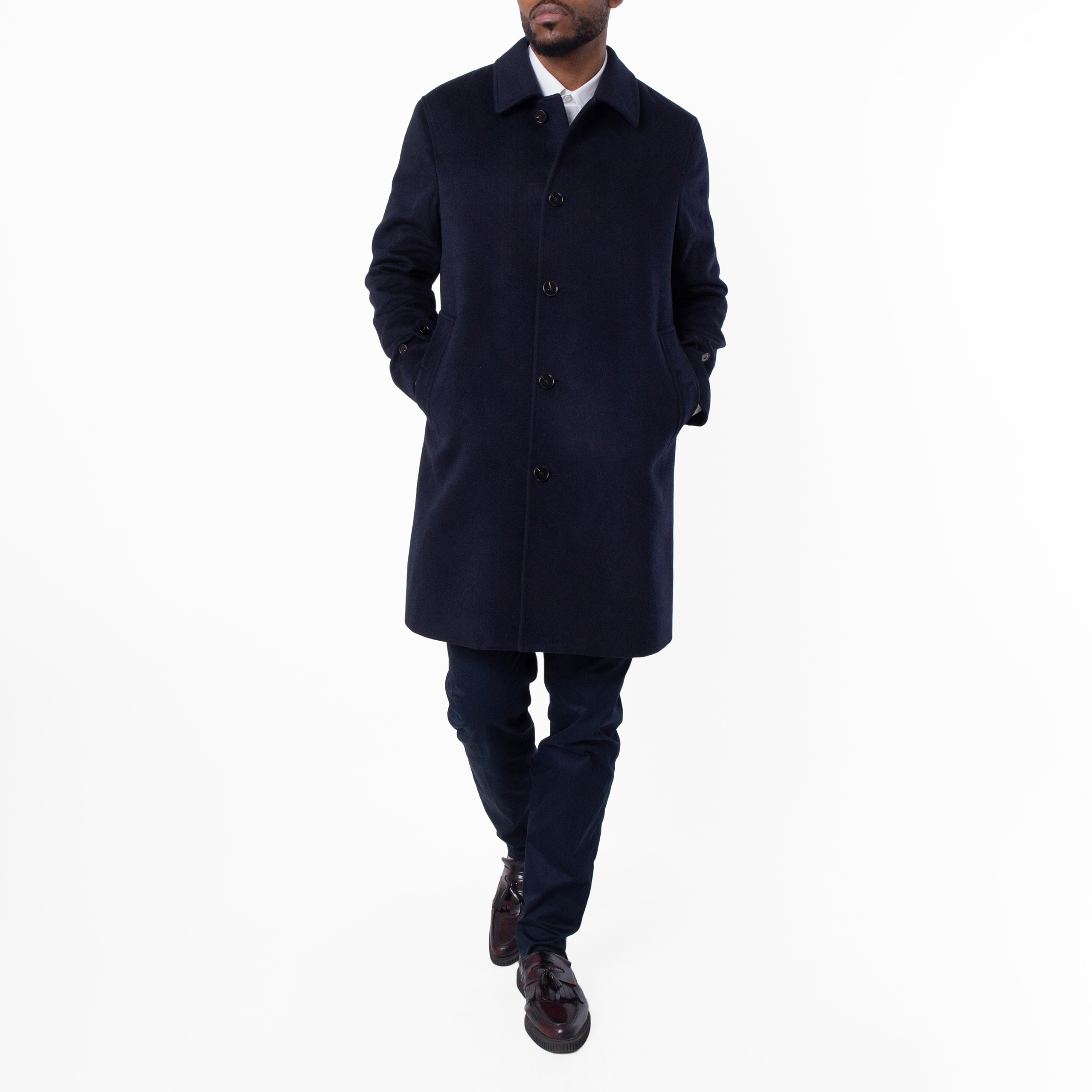 Burberry Paddington Cashmere Car Coat, Brand Size 52 ( US Size 42