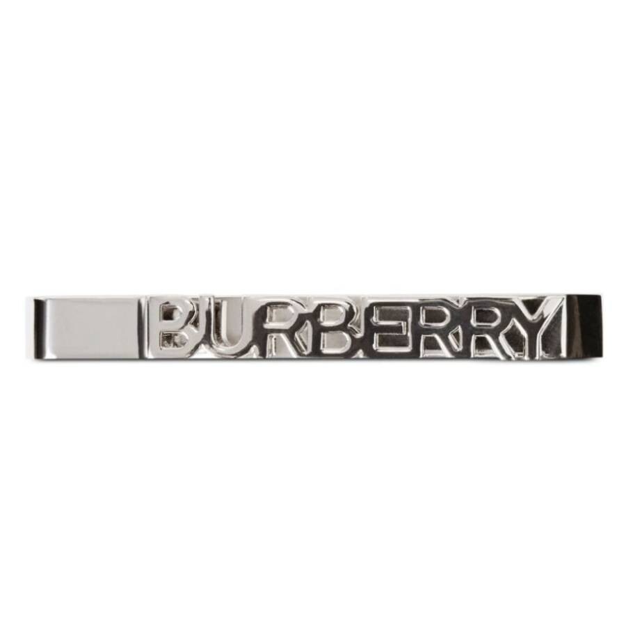 Burberry Palladium-Plated Logo-Detail Tie Pin 8071277