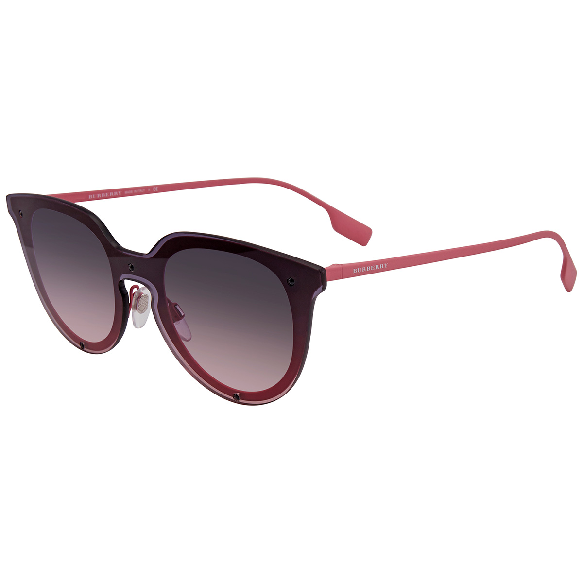 Burberry Pink Gradient/Blue Round Ladies Sunglasses 4080318  display picture 3
