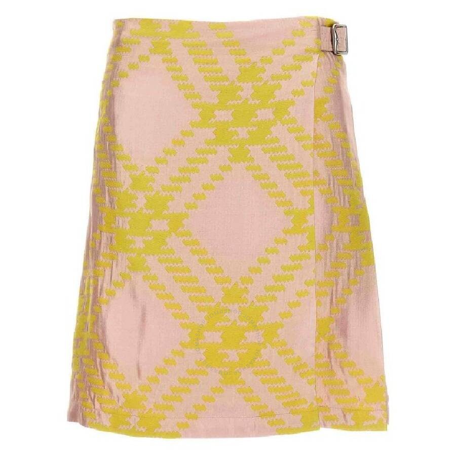 Burberry Checked A-line Mini Skirt