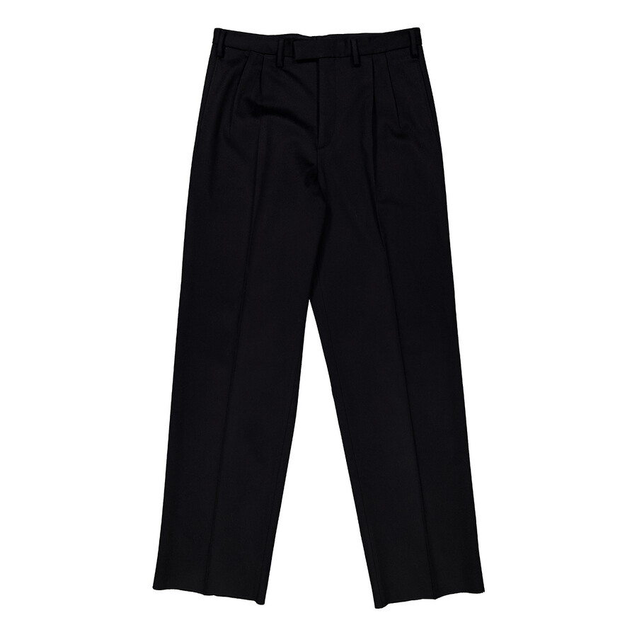 Pressed Front Wool Trousers