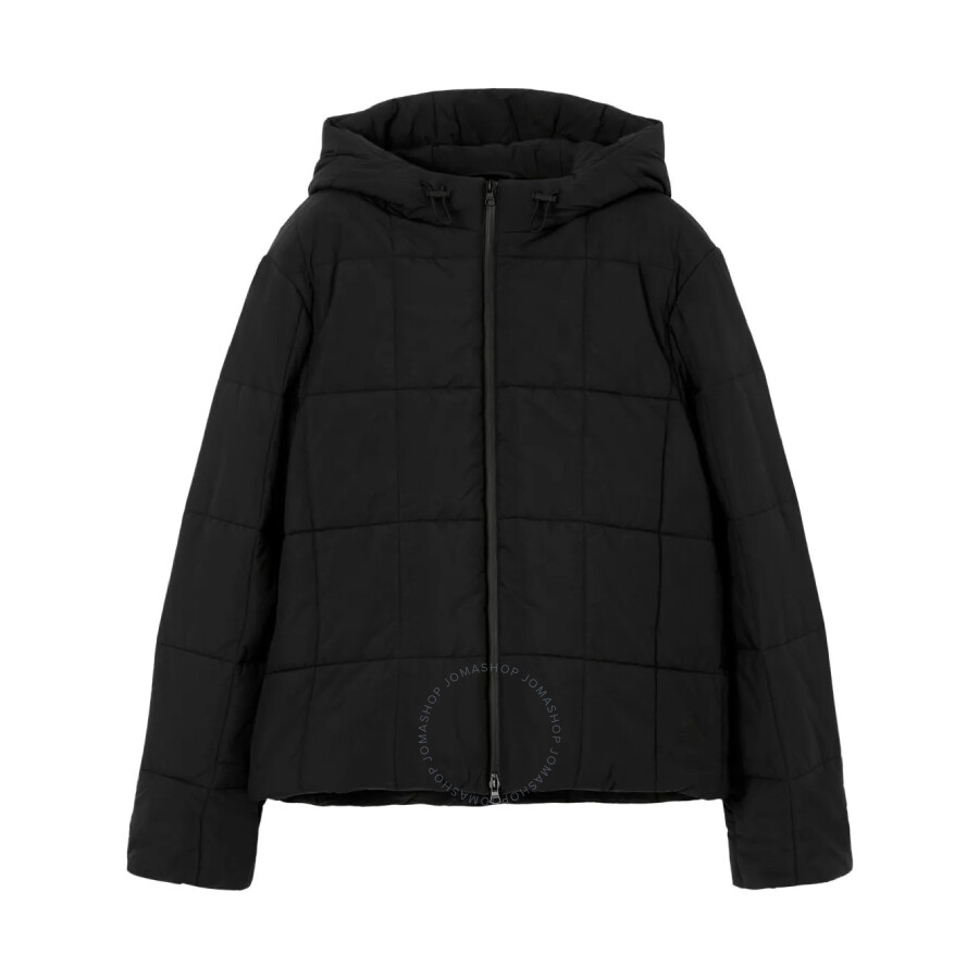 Burberry Quilted Hooded Jacket, Size Large 8074274