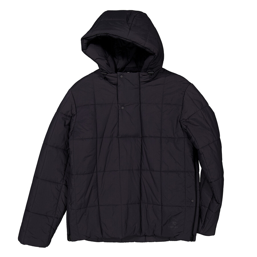 Quilted Nylon Half Zip Jacket