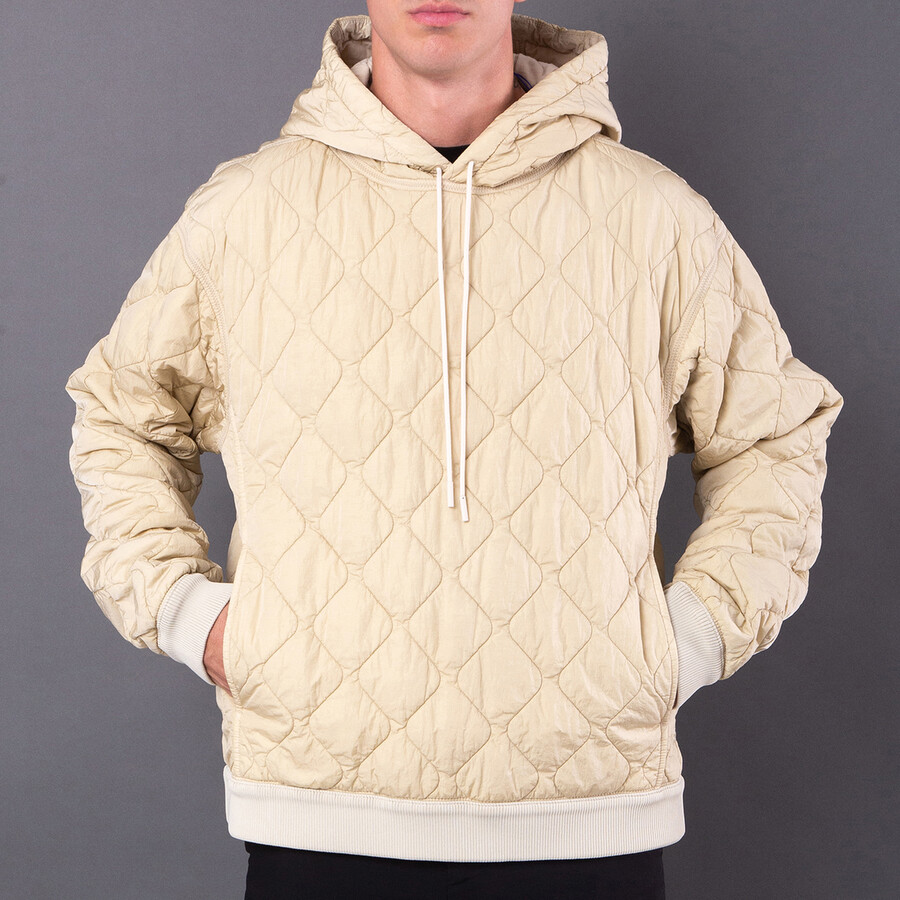 Quilted Nylon Hoodie